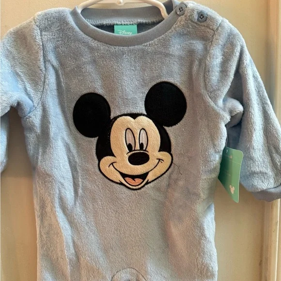 NWT Disney Mickey Mouse Footed Romper - Picture 3 of 8